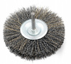 Szczotka druciana tarczowa 50mm trzpieniu Szczotex A50 drut stalowy