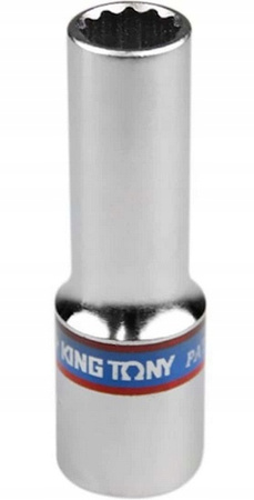 Nasadka długa 1/2" 11mm x 77mm 12-kąt Cr-V KING TONY 423011M
