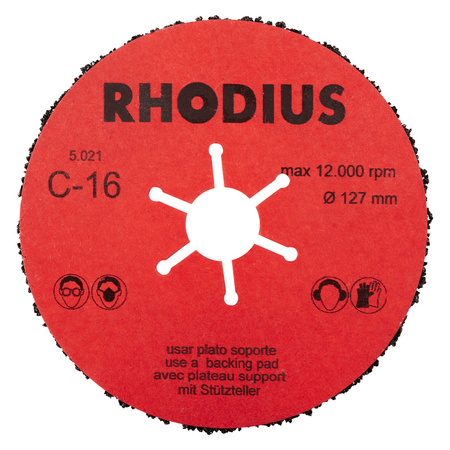 Tarcza szlifierska do zastosowań na odpowiednich talerzach podporowych RH ST