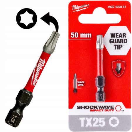 Milwaukee Bity udarowe Shockwave Impact Duty™