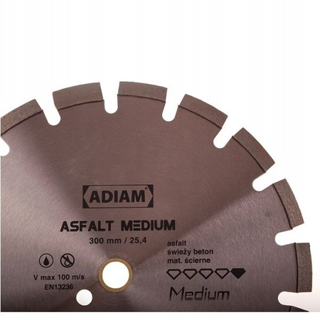 Tarcza diamentowa do cięcia asfaltu 350 mm ADIAM