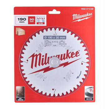Tarcza tnąca Milwaukee CSB P 190 x 30 mm 48 zębów