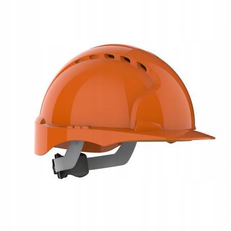 Kask HEŁM ochronny dla budowlańców JSP Evo3 EN397 WENTYLOWANY POKRĘT ORANGE