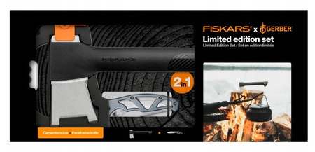 Siekiera ciesielska A6 + nóż Gerber Fiskars
