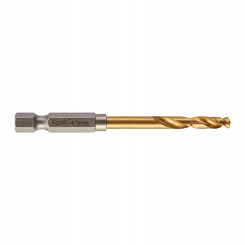 Wiertło do metalu hss-g TiN 4,5mm HEX Milwaukee