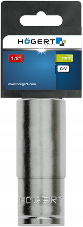Nasadka sześciokątna długa 17 mm 1/2" Hogert HT1A267