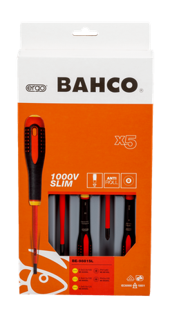 Zestaw wkrętaków Bahco 5 elementów