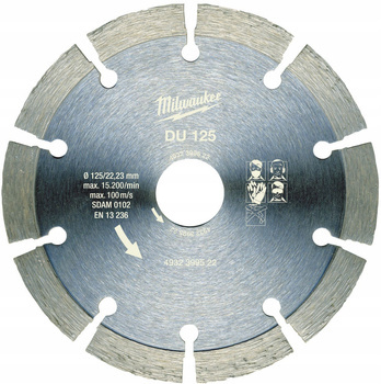 MILWAUKEE TARCZA DIAMENTOWA DO BETONU 125MM 22,3MM