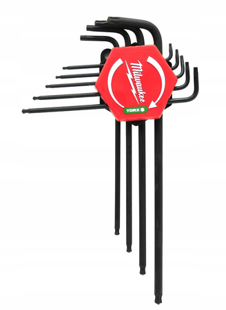Zestaw kluczy imbusowych HEX Milwaukee 9szt. kuliste 4932492399 1,5-10 mm