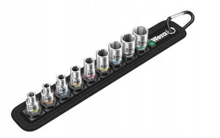 WERA ZESTAW NASADEK ZYKLOP 1/4'' 9CZ. 05003883001