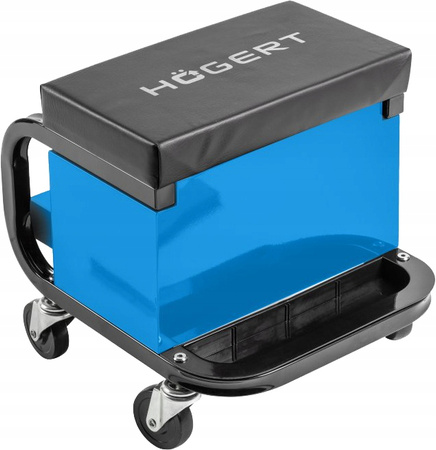 HOGERT SIEDZISKO STOŁEK KRZESŁO WARSZTATOWE Z 3 SZUFLADAMI DO WARSZTATU