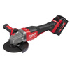 Milwaukee M18 FHSAG125XPDB-552X - Szlifierka kątowa, śr. 125 mm, 18 V, FUEL™, wł. łopatkowy, w walizce, 2 x 5.5 Ah + ładowarka