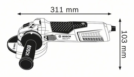 SZLIFIERKA KĄTOWA 125MM GWS 19-125 CIE 1900W 060179P002 BOSCH