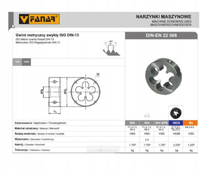 FANAR Narzynka M20 (N1-121001-0200)