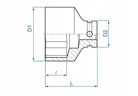 Nasadka 6-kątna King Tony 453516M