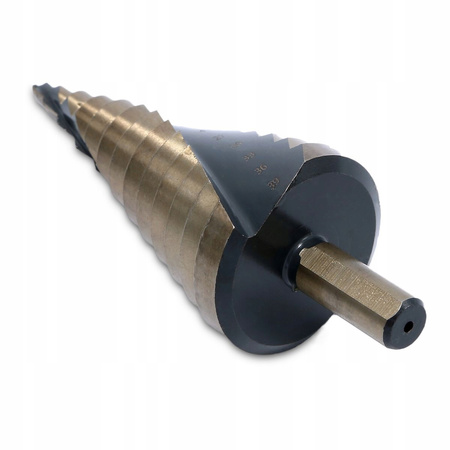 WIERTŁO STOPNIOWANE ZWÓJ SPIRALNY HSS 4-52 mm BAUMAJSTER B2809