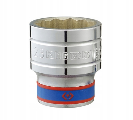 NASADKA KRÓTKA 1/2" 22mm x 40mm 12-kąt. Cr-v KING TONY 433022MR