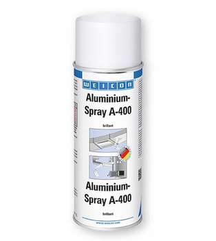 Spray Aluminium Wysoki Połysk A-400 Weicon