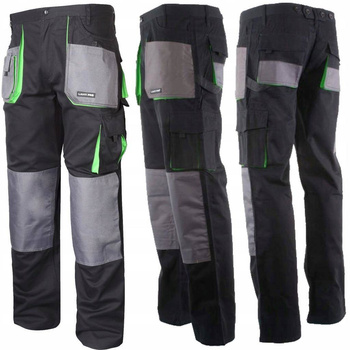 SPODNIE ROBOCZE 3x SZWY 100% BAWEŁNA LAHTI r. L