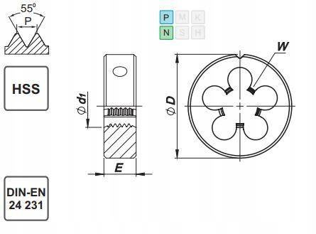 Narzynka G5/8 rurowa HSS 800 Fanar