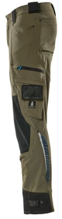Spodnie Zielone Wodoodporne Odblaski r.52 Mascot