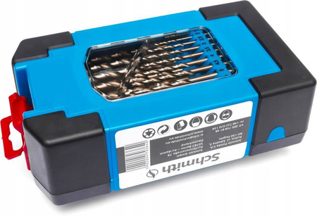 Schmith wiertła metalu kobaltowe 1-13mm 25cz 600°C