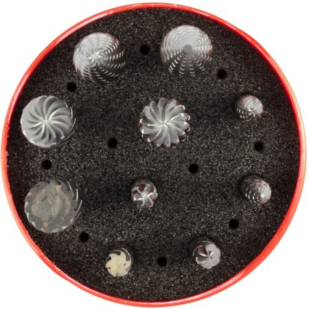 ZESTAW FREZÓW 10 CZĘŚCI TRZONEK MM TRZONEK 6 MM LUKAS