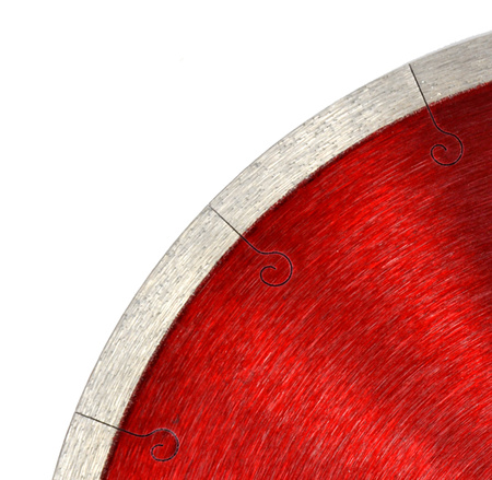 Tarcza diamentowa do gresu płytek Dedra do twardej ceramiki 200x25,4 mm