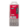 Milwaukee Milwaukee Zestaw wierteł SDS Plus MX4, 4-ostrzowe, 5-10mm, 5szt.