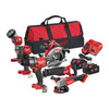 Zestaw 6 narzędzi akumulatorowych PowerPack Milwaukee M18 FPP6F3-502B M18 FPD3 + M18 FIW2F12 + M18 CCS55 + M18 FSZ + M18 FSAG125X + M18 TLED-0 18V 2x5Ah