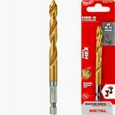 Milwaukee Wiertła do metalu Shockwave HSS-G Tin RED HEX