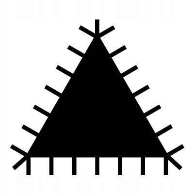 BAHCO Pilnik trójkątny 150mm szerokość 6mm 23 zęby/cm dokładne nacięcie 2