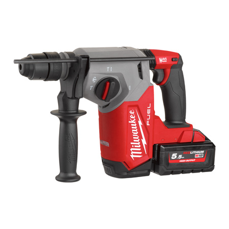 Milwaukee M18 FHX-552X - Młot 4-trybowy SDS-Plus 18 V, 5.5 Ah, FUEL™, w walizce, z 2 akumulatorami i ładowarką