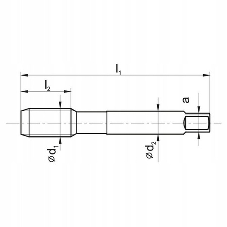 FANAR Gwintownik ręczny NGMM/2 DIN-2181 HSS M8x1 Komplet (A1-220001-0083)