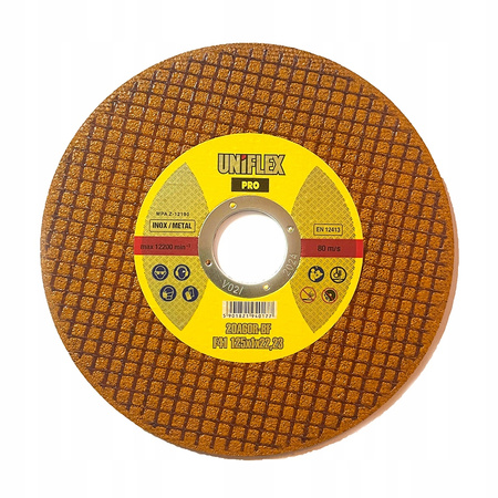 Tarcza do cięcia metalu Uniflex 20A60R-BF 125x22,23 mm