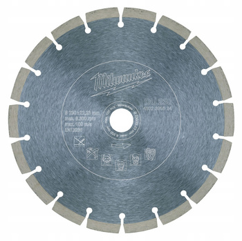MILWAUKEE TARCZA DIAMENTOWA SEGMENTOWA 230MM
