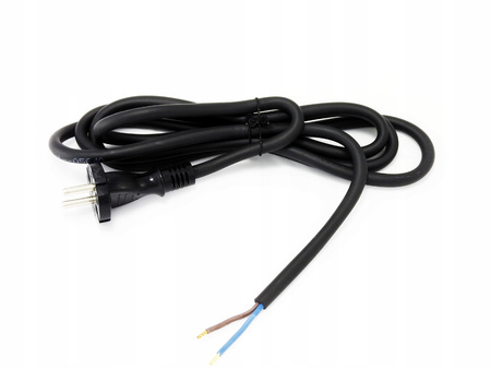 Przewód z wtyczką PP-21 b/u 4m H05RR-F 2x1,5