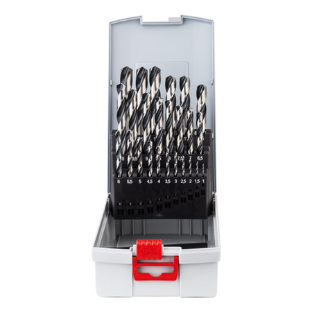 Zestaw wierteł do metalu stali w kasecie 1-13mm Bosch 2608577352 25szt