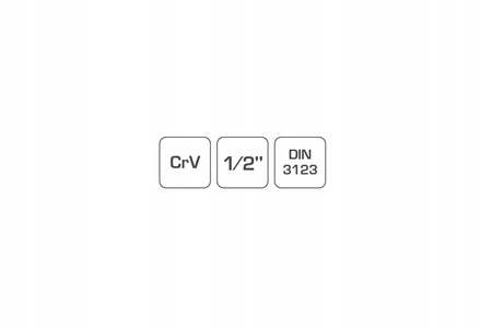 Hogert przedłużka do nasadek 1/2" 125mm HT1A724