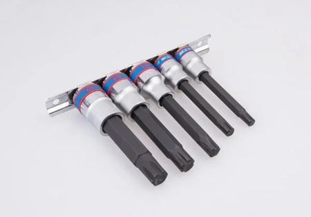 Nasadki 3/8" i 1/2" trzpień RIBE długie M7-M13 KING TONY 3105PR