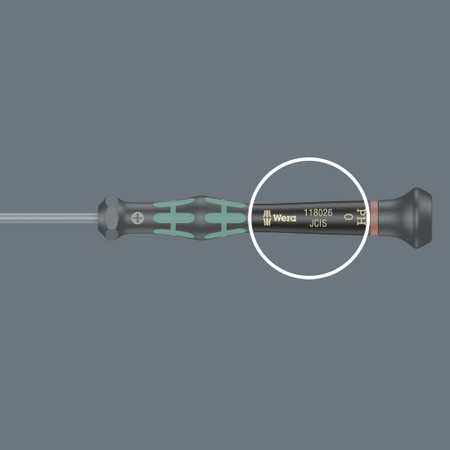 Wera wkrętak precyzyjny płaski 0,35x2,5 x 40 mm Micro Kraftform 05117997001