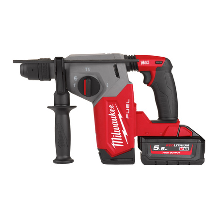 Milwaukee M18 FHX-552X - Młot 4-trybowy SDS-Plus 18 V, 5.5 Ah, FUEL™, w walizce, z 2 akumulatorami i ładowarką