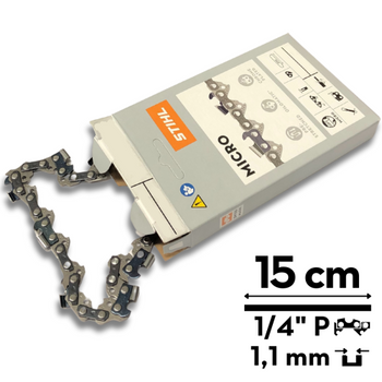 Łańcuch Tnący do Piły Pilarki STIHL podziałka 1/4" rowek 1,1 mm, 38 ogniw do GTA 40