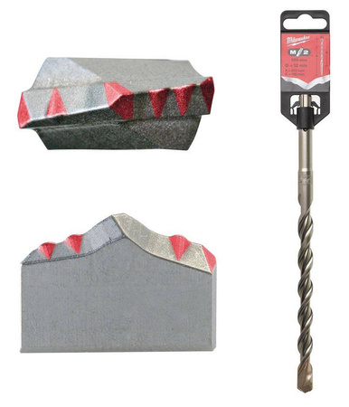 Milwaukee Wiertła SDS-Plus, 2-ostrzowe