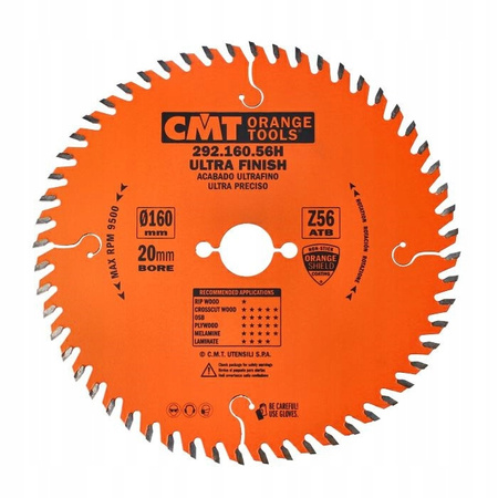 Piła tarczowa Cmt 292.160.56H 20x160 mm srebrna