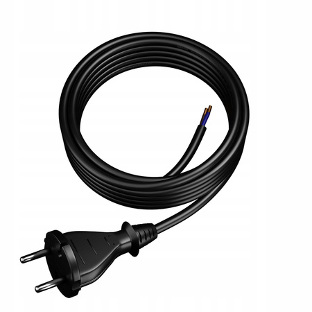 Przewód z wtyczką PP-21 b/u 4m H05RR-F 2x1,5