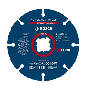 Bosch Professional X-LOCK Tarcza tnąca 125 mm 22,23  Expert Carbide