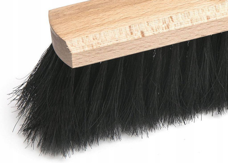 CRAWTICO ZAMIATACZ SZCZOTKA 35CM DREWNO WŁOS MIX