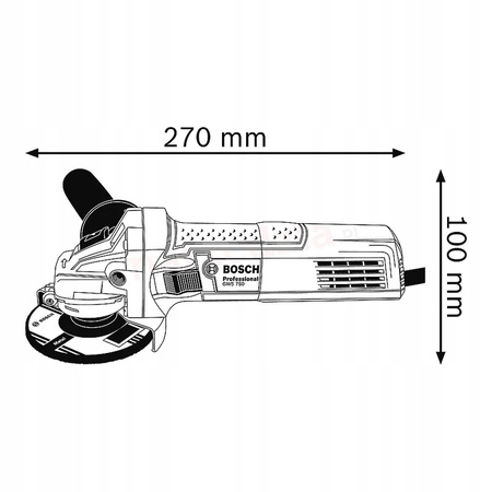Szlifierka kątowa sieciowe Bosch 750 W 230 V