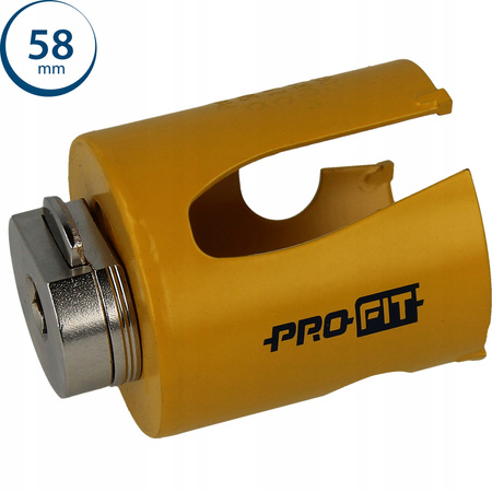 PRO-FIT Otwornica HM Z3 D58 mm drewno / płyta /PCV